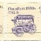 Omnibus 1 cent Coil Stamp Vertical Pair Transportation Issue FDI SC 1897 First Day Issue