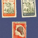 Paraguay 3 stamps