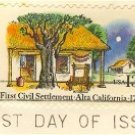 First Civil Settlement California 13 cent Stamp FDI SC 1725 First Day Issue