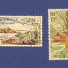French Colony of Laos 2 stamps