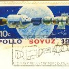 Apollo and Soyuz After Docking View of Earth 10 cent Stamp Cachet US Navy SC 1569