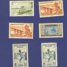 French West Africa 6 stamps