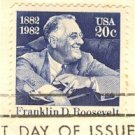 Franklin D Roosevelt 20 cent Stamp FDI SC 1950 First Day Issue