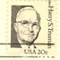 Harry S Truman 20 cent Stamp Great Americans Issue FDI SC 1984 First Day Issue