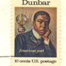 Paul Laurence Dunbar 10 cent Stamp American Arts Issue FDI SC 1554 First Day Issue