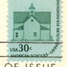 One Room Schoolhouse 30 cent Stamp FDI SC 1606 First Day Issue