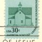 One Room Schoolhouse 30 cent Stamp FDI SC 1606 First Day Issue