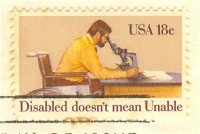 International Year of the Disabled 18 cent Stamp FDI SC 1925 First Day Issue