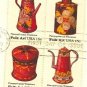 Pennsylvania Toleware Block 4 Stamps Complete American Folk Art Issue SC 1778a First Day Issue