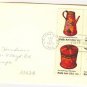 Pennsylvania Toleware Block 4 Stamps Complete American Folk Art Issue SC 1778a First Day Issue