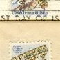 Air Mail Octave Chanute Bi Plane Hang Glider Complete Set 2 stamps 21 cent FDI First Day Issue