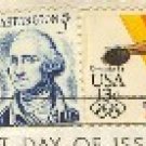 Discus Thrower 13 cent Stamp Summer Olympics FDI SC 2048 First Day Issue