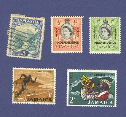 Jamaica 5 stamps