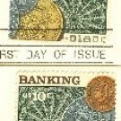 Banking and Commerce Issue Set of 2 Stamps Complete Set FDI First Day Issue
