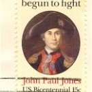 John Paul Jones 15 cent Stamp Charles Wilson Peale American Bicentennial Issue FDI SC 1789 First Day
