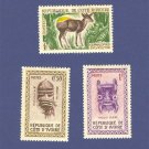 Ivory Coast 3 stamps