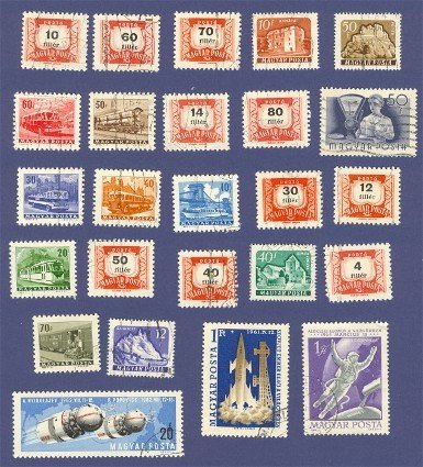 Hungary Packet No 2395 with 25 stamps
