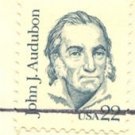 John J Audubon Stamp 22 cent Great Americans Issue FDI First Day Issue