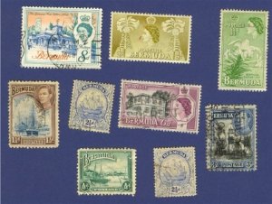 Bermuda 9 stamps Packet No 2398