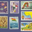 Ghana 7 stamps