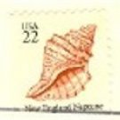 New England Neptune Shell 22 cent Stamp Seashell Booklet Issue FDI SC 2119 First Day Issue