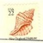 New England Neptune Shell 22 cent Stamp Seashell Booklet Issue FDI SC 2119 First Day Issue