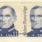 Alden Partridge 11 cent Stamp Vertical Pair Great Americans Issue FDI SC 1854 First Day Issue