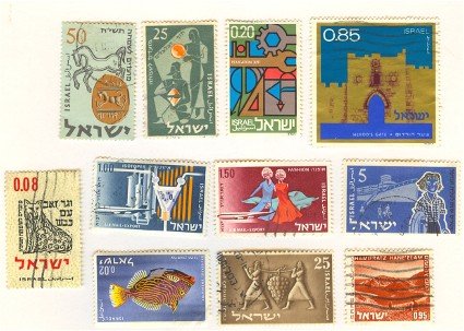Israel 11 Stamps Packet No 5519