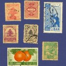 Lebanon 7 stamps