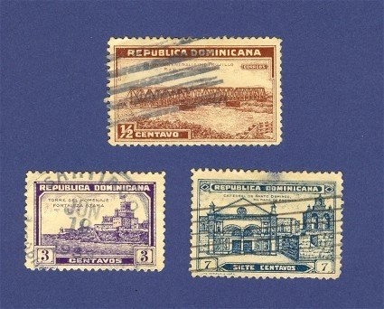 Dominican Republic 3 stamps