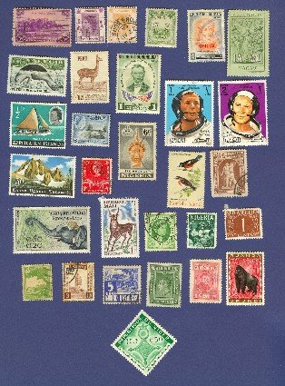 Variety Packet No 3524 from different places 29 stamps