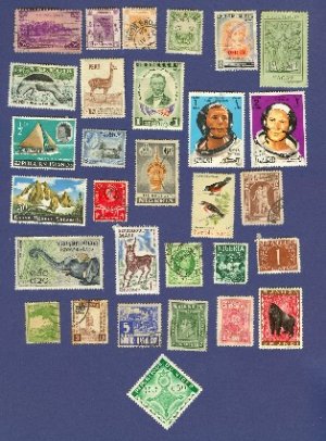 Variety Packet No 3524 from different places 29 stamps
