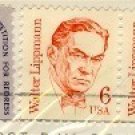 Walter Lippmann 6 cent Stamp Vertical Pair Great Americans Issue FDI SC 1849 First Day Issue
