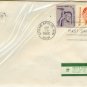 Walter Lippmann 6 cent Stamp Vertical Pair Great Americans Issue FDI SC 1849 First Day Issue