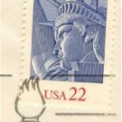 Statue of Liberty 22 cent Stamp FDI SC 2224 First Day Issue