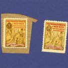 Improved Order of Red Men 2 Stamps