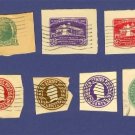 6 United States Envelope Imprints George Washington