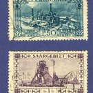 Saargebiet 2 stamps Modern Germany   Packet 10593