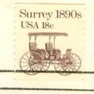 Surry Coil Stamp 18 cent FDI SC 1907 First Day Issue Transportation Issue