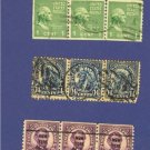 United States Stamps 3 Sets of Horizontal strip of 3  Packet No 33644
