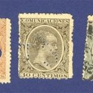 Spain 3 stamps from 1889   Packet No 4680