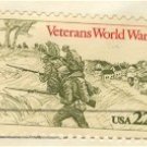 Veterans of World War I stamp 22 cent FDI SC 2154 First Day Issue
