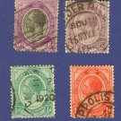 South Africa 4 Stamps from 1913 to 1922  Packet No 3