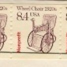 Wheel Chair Coil Stamp 8.4 cent FDI SC 2256 First Day Issue Strip of 3 Transportation Issue