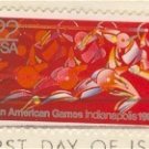 1987 Pan American Games Stamp 22 cent FDI SC 2247 First Day Issue