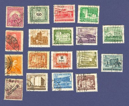 Hungary Packet No 4542 with 18 stamps