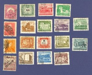 Hungary Packet No 4542 with 18 stamps