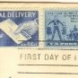 Special Delivery Stamp 20 cent FDI SC E20 First Day Issue 3cent American Automobile Assoc