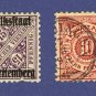 Wurttemberg  2 stamps from 1875 to 1918