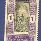 Dahomey 1 Stamp from 1913 to 1922  Packet No 2